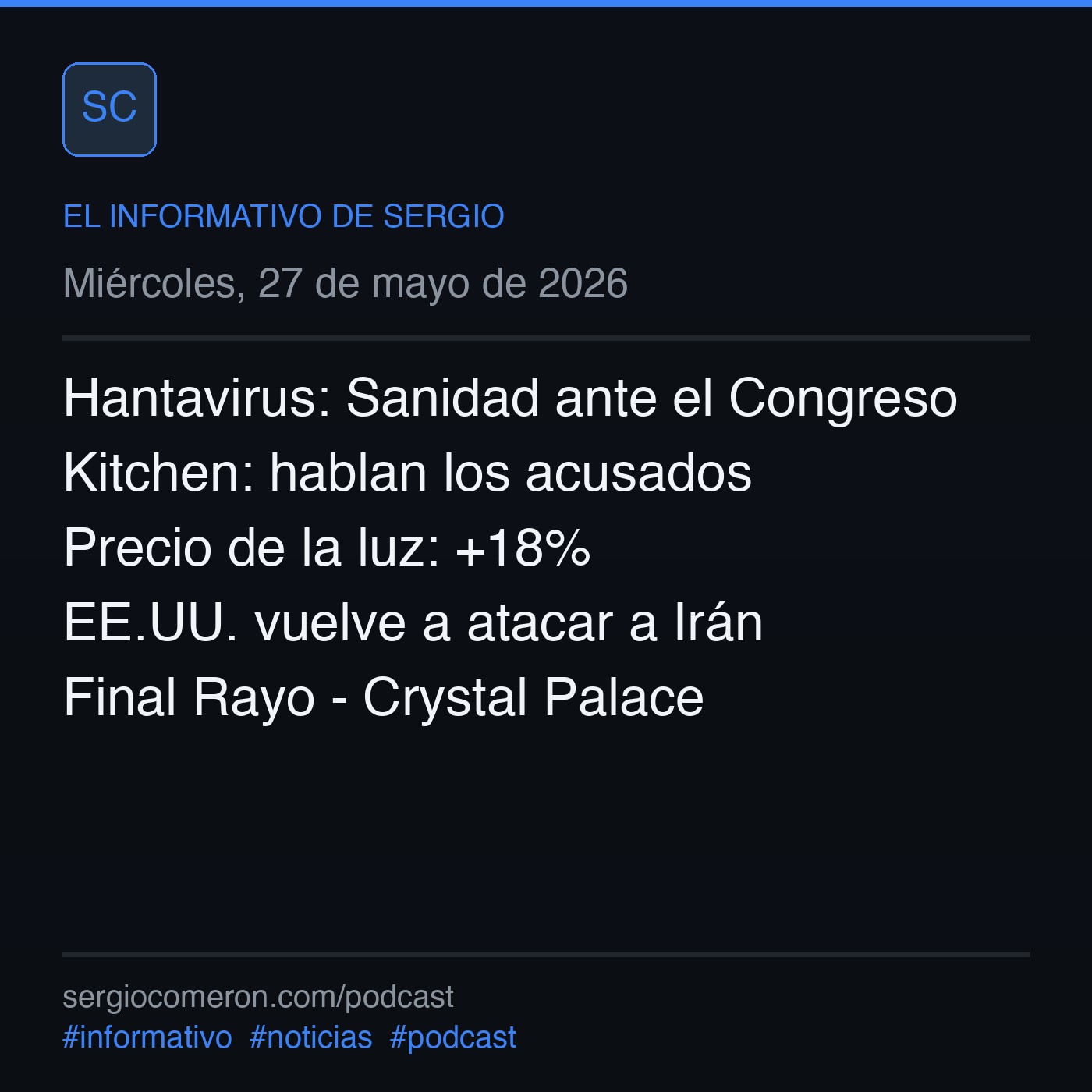 El informativo de Sergio