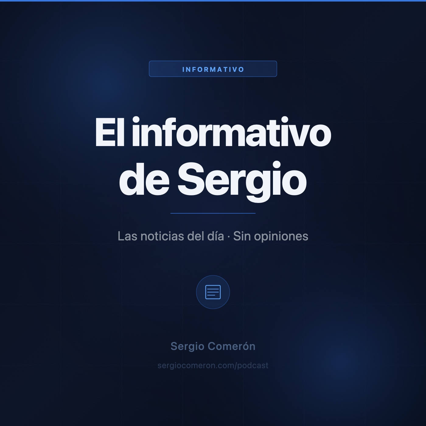 El informativo de Sergio